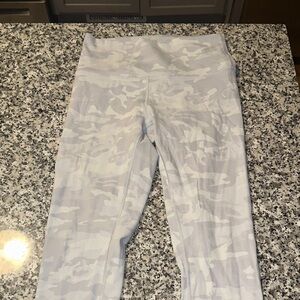 Lululemon Athletica Gray Camouflage Leggings